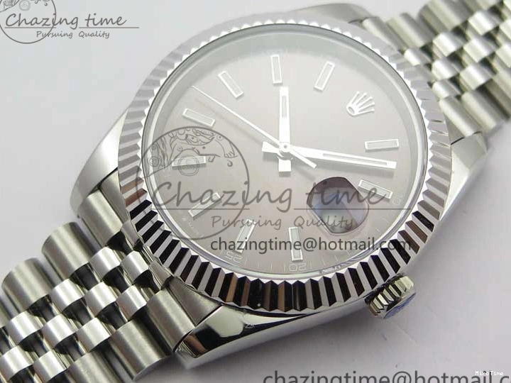 MiroTime 0207 DateJust 41mm 126334 SS BP Maker 1:1 Best Edition New Version Gray Dial on Jubilee Bracelet HighPerformance 3029